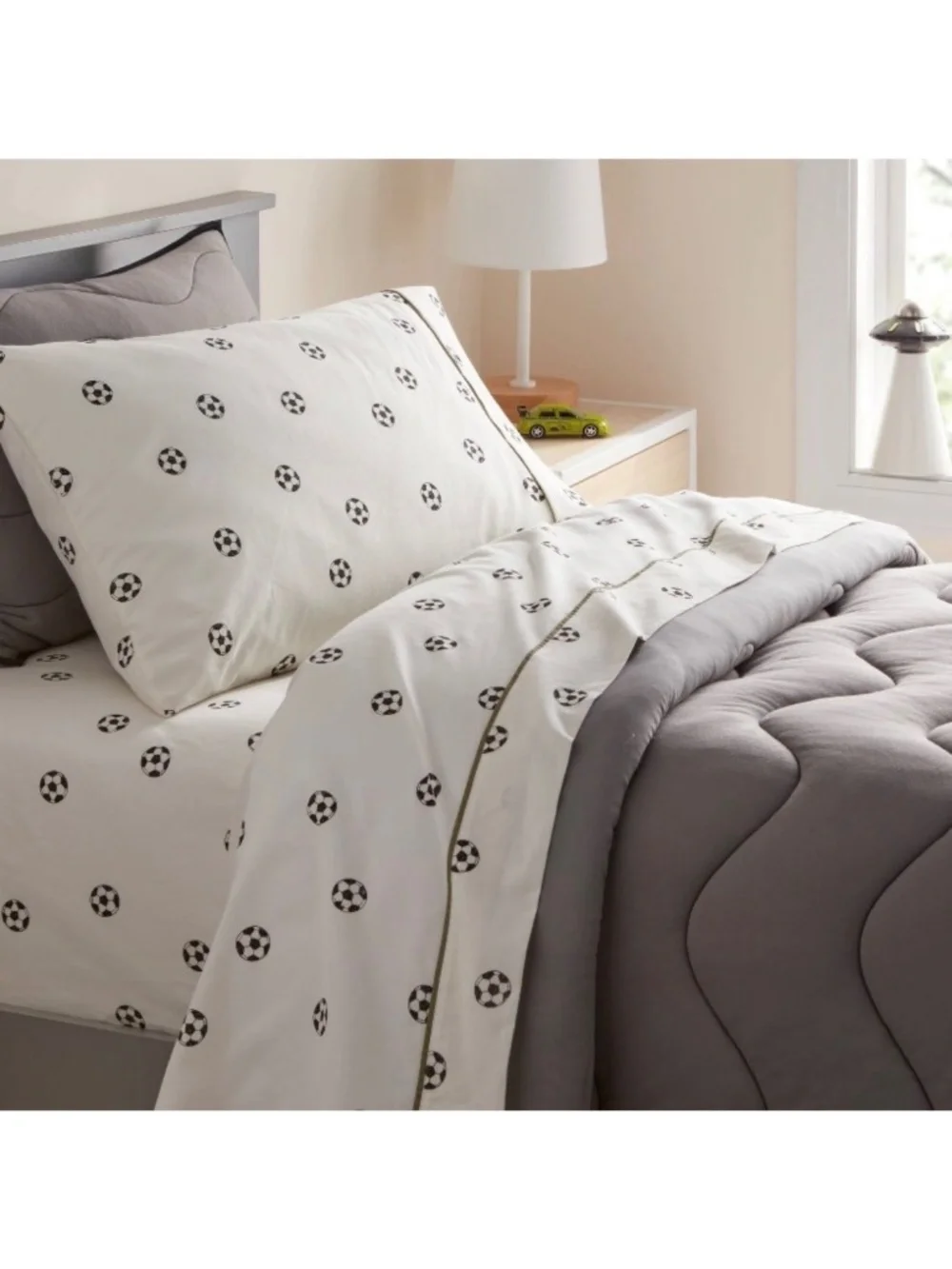 FULL Soccer Kids' Cotton Sheet Set - Pillowfort